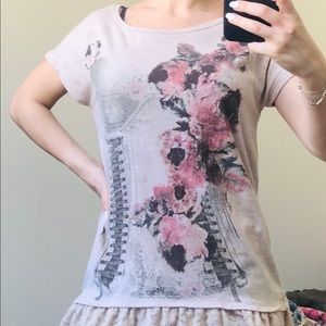 Woman long T-shirt dress